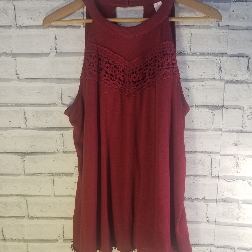 NOBO Maroon Tank Top